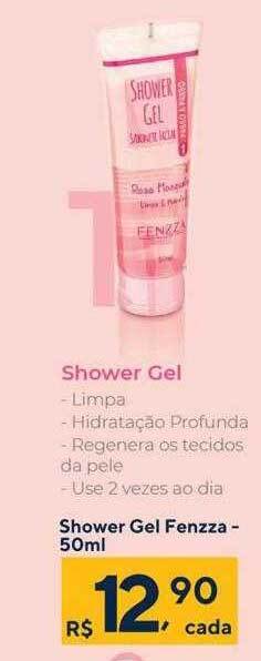 Drogaria Coop Shower gel fenzza 50ml oferta