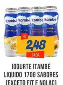Brasil Supermercados Iogurte itambé liquido sabores exceto fit e nolac oferta