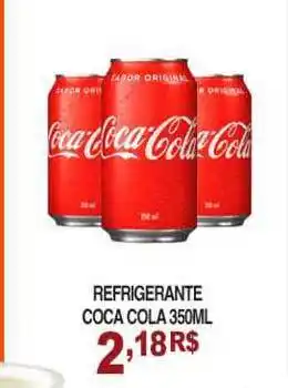 Mercadão Atacadista Refrigerante Coca Cola 350ml oferta