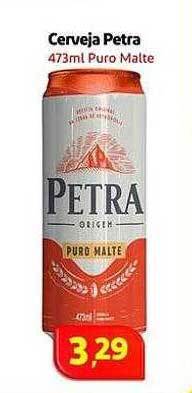Supermercados Rena Cerveja petra puro malte oferta