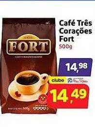 Supermercados Rena Café três corações fort oferta