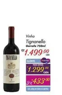 Muffato Vinho tignanello garrafa oferta