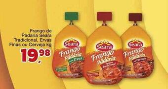 Rede Multi Market Frango de padaria seara tradicional ervas finas ou cerveja kg oferta