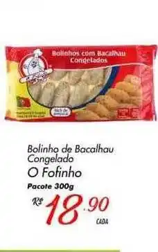 Muffato Bolinho de bacalhau congelado o fofinho pacote oferta