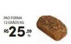 Supermercado Vitorino Pão forma 12 grãos kg oferta