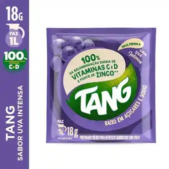 Refresco em pó uva jutensa tang 18g