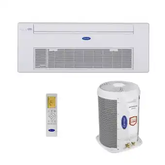 Carrefour Ar-condicionado split cassete 1 via inverter carrier 22.000 btus quente/frio 220v monofásico oferta