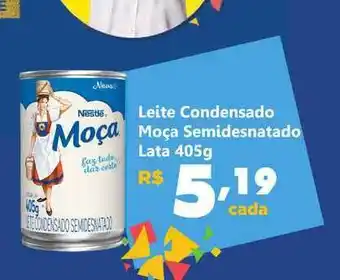 Comercial Esperança Leite Condensado Moça Semidesnatado 450g oferta