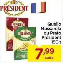 Carrefour Queijo Mussarela Ou Prato Président 150g oferta