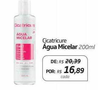 Drogal Cicatricure água micelar oferta