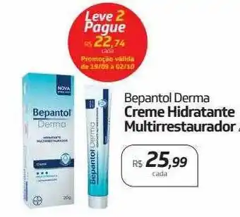 Drogal Bepantol derma creme hidratante multirrestaurador oferta