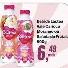 Rede Multi Market Bebida láctea vale carioca morango ou salada de frutas oferta