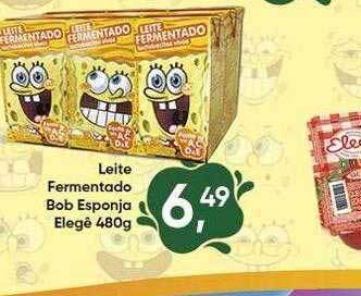 Rede Multi Market Leite fermentado bob esponja elegê oferta