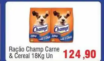 Spani Atacadista Ração champ carne & cereal oferta