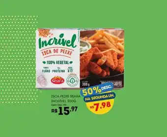 Bistek Supermercados Isca Peixe Seara Incrivel 300g oferta