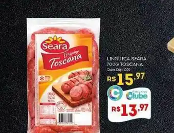 Bistek Supermercados Linguiça seara toscana oferta