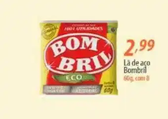 Lã de aço bombríl com 8