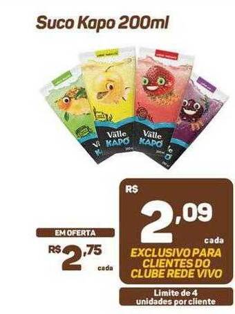 Rede Vivo Suco kapo oferta