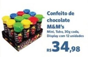 Sam's Club Confeito de Chocolate M&M's 30g oferta