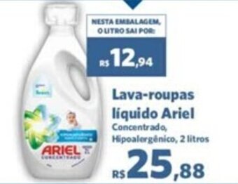 Sam's Club Lava roupas Liquido Ariel 2L oferta