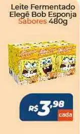 Atakarejo Leite Fermentado Elegê Bob Esponja 480g oferta