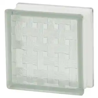 Leroy Merlin Bloco de vidro clean macramê incolor 19x19x8cm artens oferta