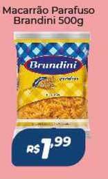 Atakarejo Macarrão Parafuso Brandini 500g oferta