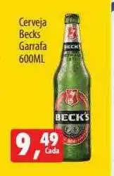 Cerveja becks garrafa