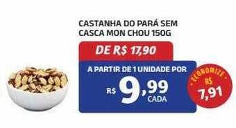Bahamas Mix Castanha do pará sem casca mon chou oferta
