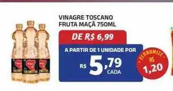 Vinagre toscano fruta maçã