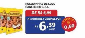 Rosquinhas de coco rancheiro