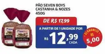Bahamas Mix Pão seven boys castanha & nozes oferta