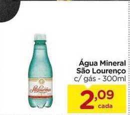 Carrefour Água mineral são lourenço oferta
