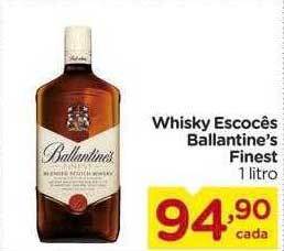 Carrefour Whisky escocês ballantine's finest oferta