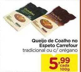 Carrefour Queijo de coalho no espeto carrefour oferta