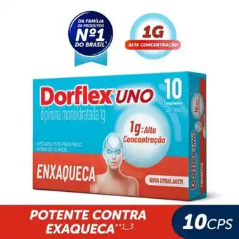 Farmácia Preço Popular Dorflex uno 1g com 10 comprimidos oferta