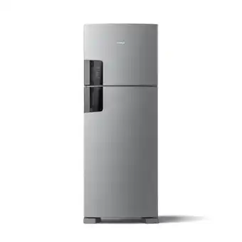 Geladeira consul frost free duplex 450 litros com espaço flex cor inox com painel eletrônico externo crm56hk