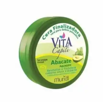 Cera finalizadora muriel abacate cabelos secos e asperos embalagem 40g