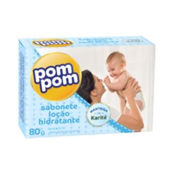 Sabonete infantil pompom loção hidratante 80g