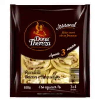 Rondelli bacon e requeijão dona thereza pacote 400g