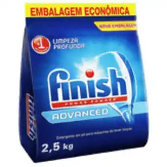 Sam's Club Detergente em pó para lava-louças advanced finish power powder pacote 2,5kg oferta