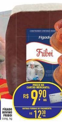 Mercantil Rodrigues Fígado bovino friboi kg oferta