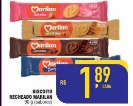 Mercantil Rodrigues Biscoito recheado marilan 90g oferta
