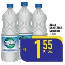 Mercantil Rodrigues Água sanitária clorito 1l oferta
