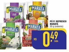 Mercantil Rodrigues Pó p/ refresco maratá 30g oferta