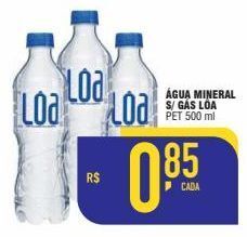 Água mineral s/ gás loa 500ml