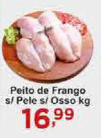 Rossi Supermercado Peito de Frango s/ Pele s/ Osso 1kg oferta