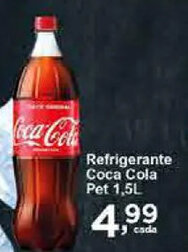 Rossi Supermercado Refrigerante Coca Cola Pet 1.5L oferta