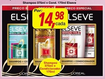Supermercados Guanabara Shampoo 375ml + Cond. 170ml Elseve oferta