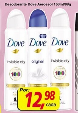 Supermercados Guanabara Desodorante Dove Aerosol 150ml/89g oferta